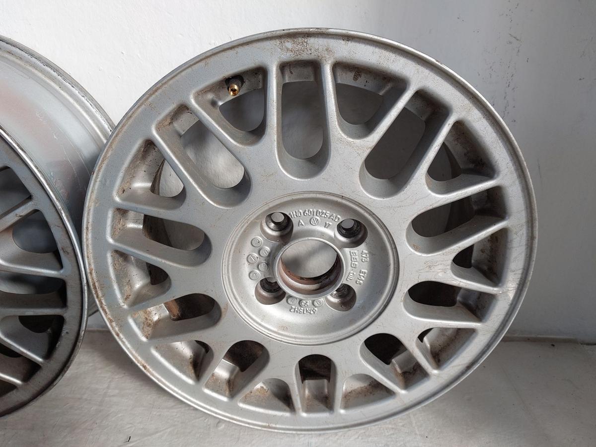 VW Golf 3 Cabrio Vento Satz original BBS Alufelgen Felgen 6x15 ET45