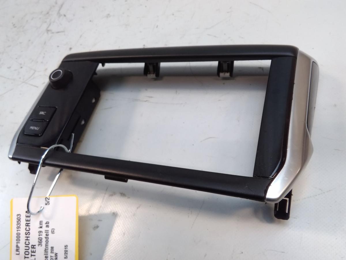 Peugeot 208 original Plastikrahmen Display Touchscreen mit Schalter Bj.2016