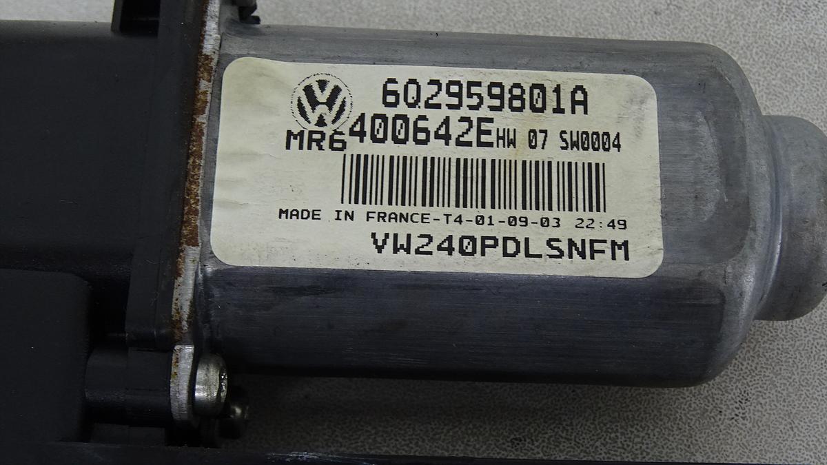 VW Polo 9N Bj2003 Fensterhebermotor vorn rechts 6Q2959801A 400642E Motor Fensterheber