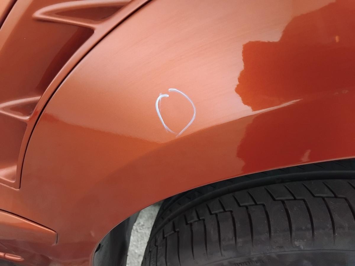 Ford S-Max 1 WA6 original Kotfl&uuml;gel vorn rechts tangorotmetallic BJ2008
