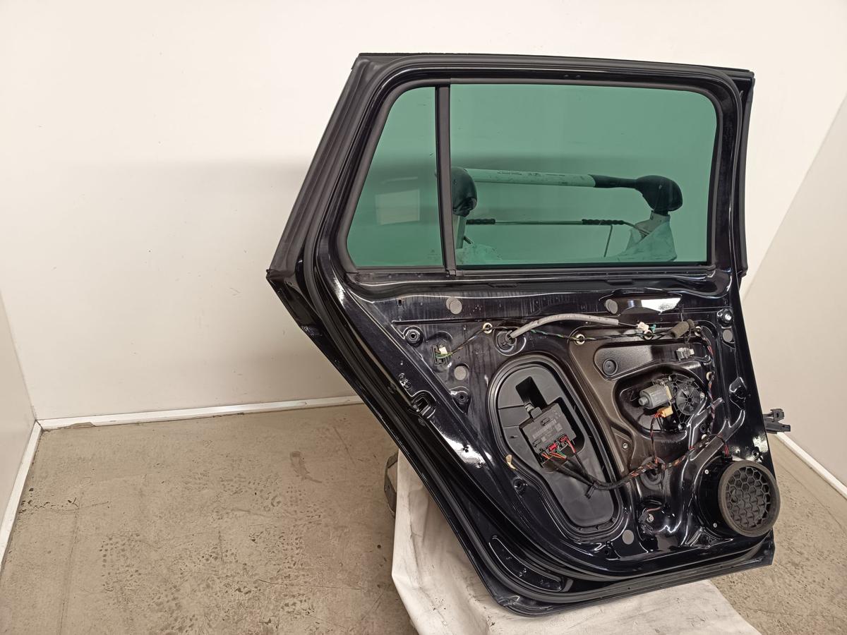 Skoda Superb 3V Kombi original Tür hinten links LF9R Black Magic Met Bj 2016