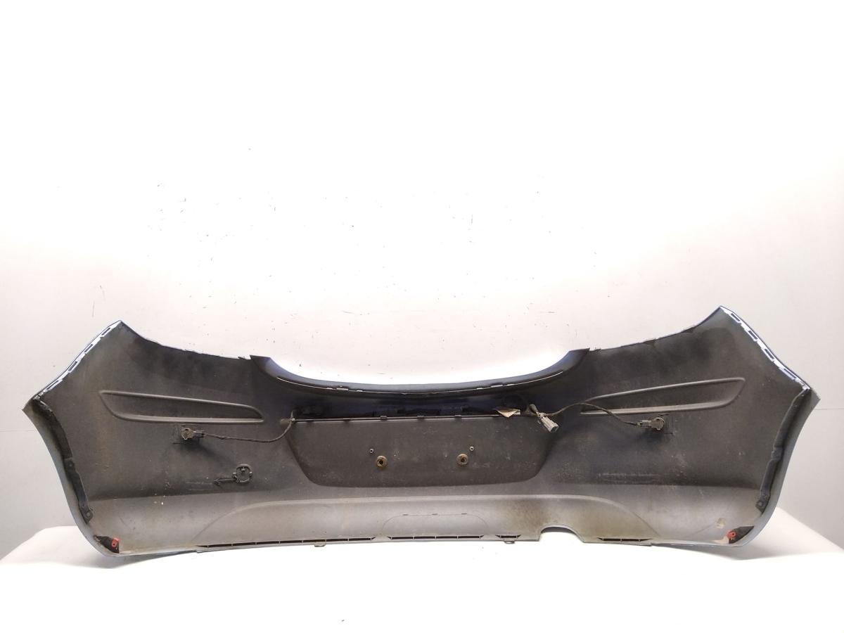 Opel Corsa D original Sto&szlig;stange Sto&szlig;f&auml;nger hinten 5t&uuml;rig PDC BJ2014 GYH Crinan Blue