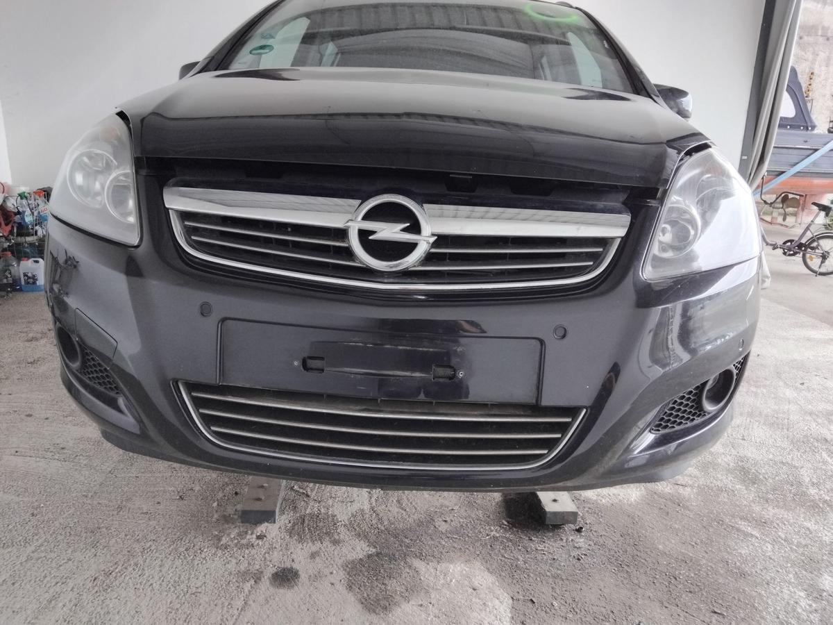 Opel Zafira B Facelift original Stoßstange Stossfänger vorn PDC BJ2014 Z22C graphitschwarzmetallic