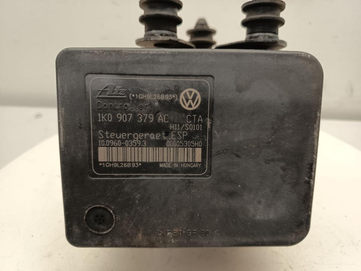 VW Touran 1T3 orig ABS Hydraulikeinheit Block mit Steuerger&auml;t 1K0907379AC Bj2010