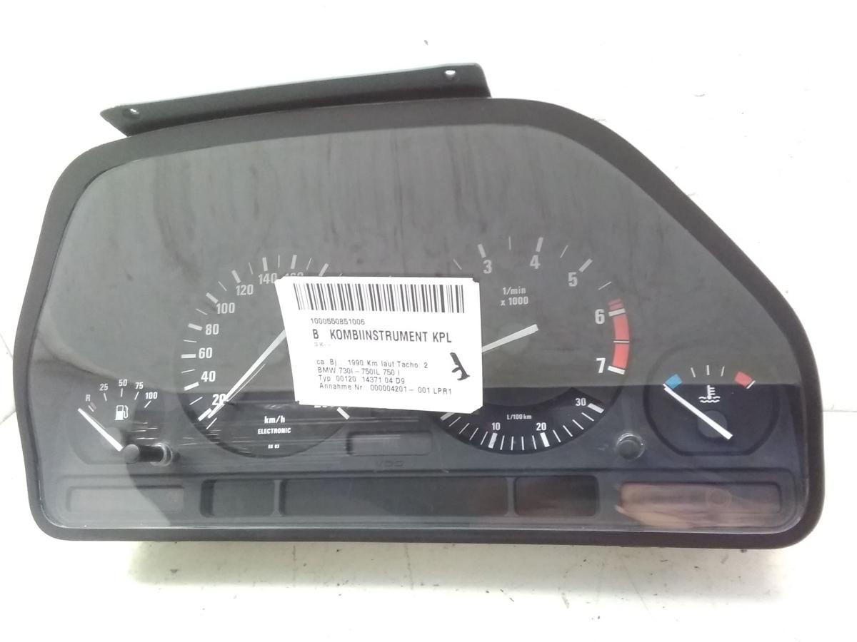 BMW E32 Tacho Kombiinstrument 62111388762 110008432012 VDO BJ1990