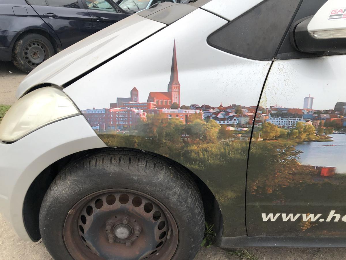 Mercedes A-Klasse W169 Kotfl&uuml;gel vorn links Fahrerseite Seitenwand 761 silber