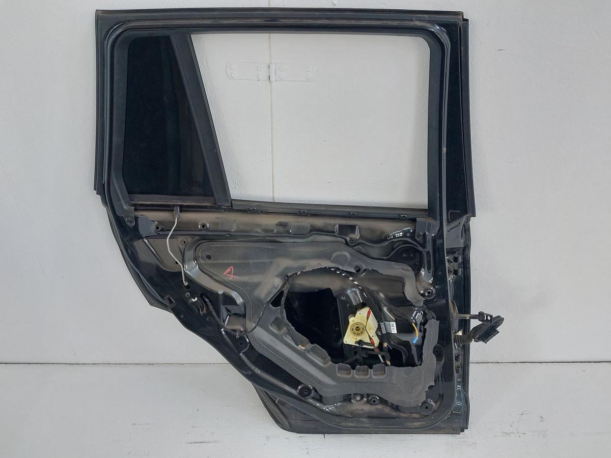 BMW X3 E83 LCI Tür hinten links Hintertür 475 Black Sapphire