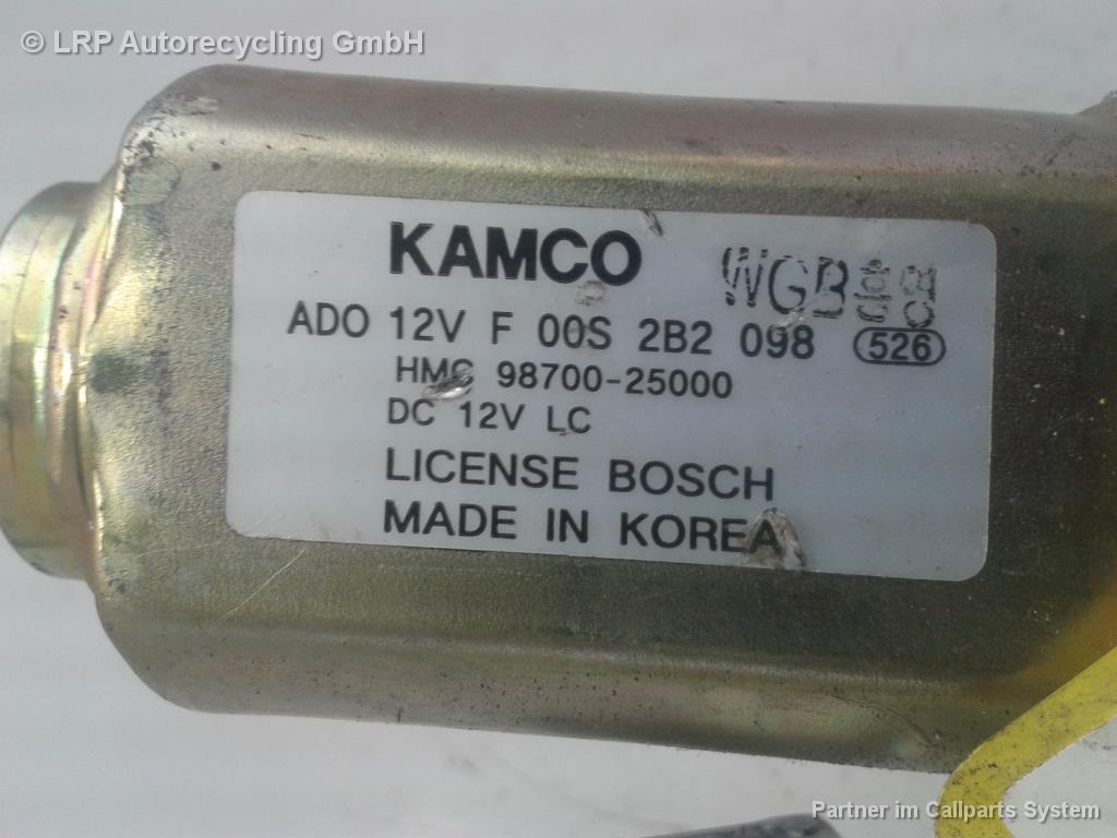 Hyundai Accent LC original Heckwischermotor 9870025000 F00S2B2098 KAMCO BJ2001