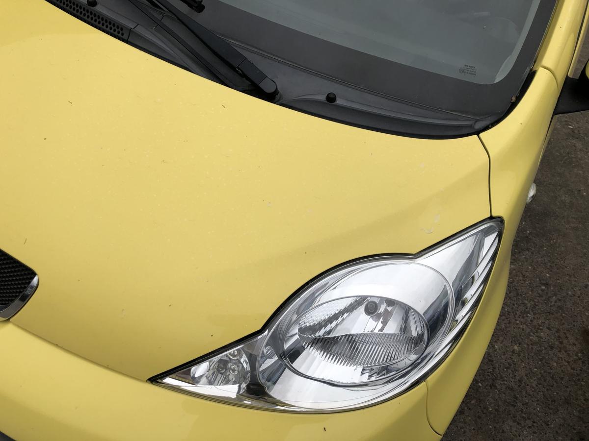 Peugeot 107 Typ P Motorhaube Haube Klappe Deckel vorn KBL Citrus Gelb