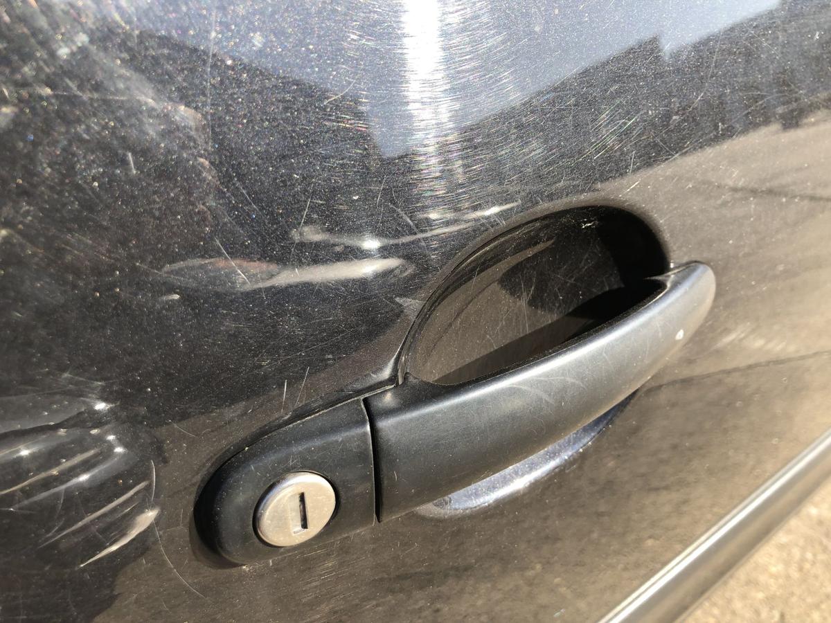 VW Polo 9N 9N1 Tür von rechts Beifahrertür Rohbau LC9Z Black Magic Perl 3trg