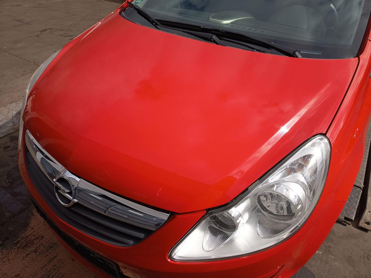 Opel Corsa D original Motorhaube Deckel vorne Z547 Magmarot Baujahr 2009