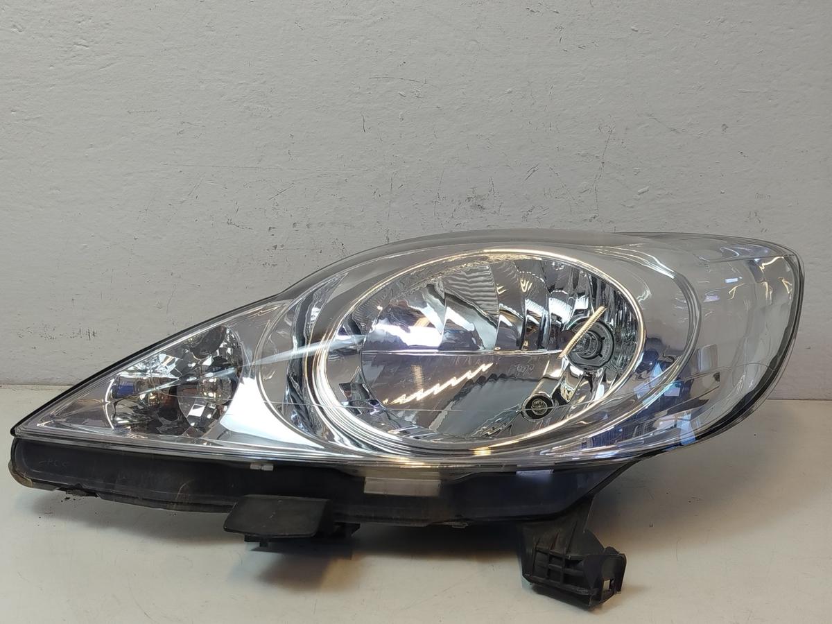 Peugeot 107 Typ P Scheinwerfer links Hauptscheinwerfer Halogen Valeo OEM