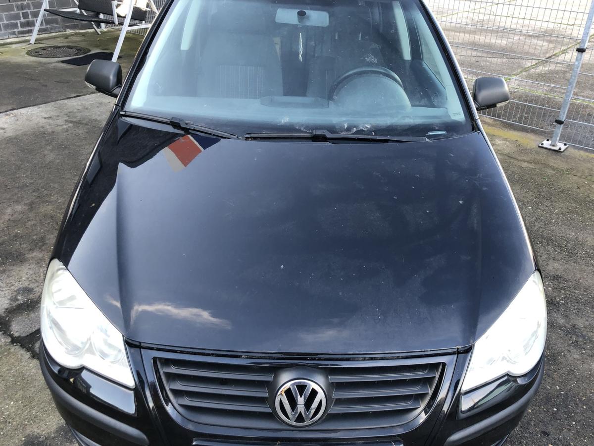 VW Polo 9N3 ab 05 Motorhaube Haube Bonnet Deckel vorne L041 Brillantschwarz