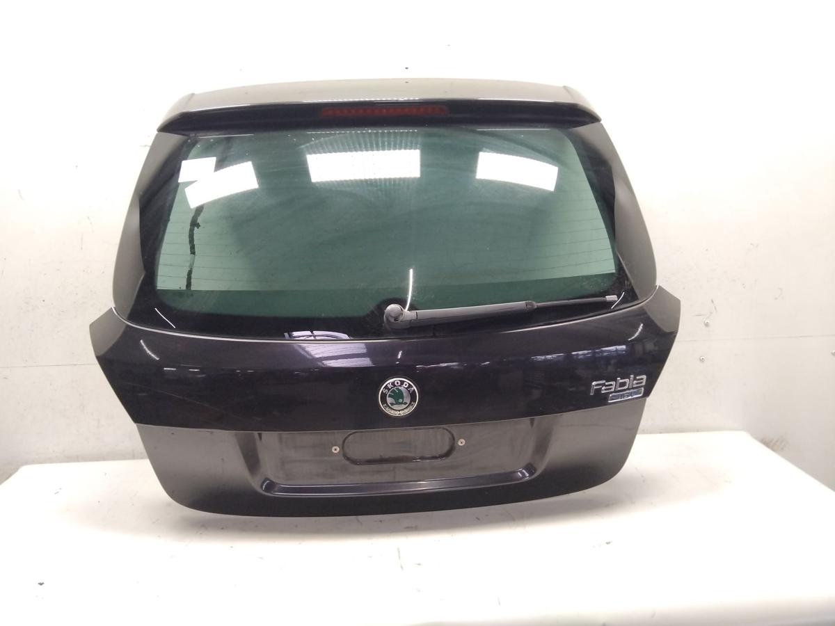 Skoda Fabia 2 Kombi 5J Heckklappe schwarzmetallic 9910 inkl. Heckscheibe Bj.2008
