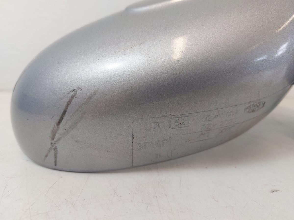 MCC Smart 450 Coupe ab03 Au&szlig;enspiegel rechts Spiegel man. Verstellung silber