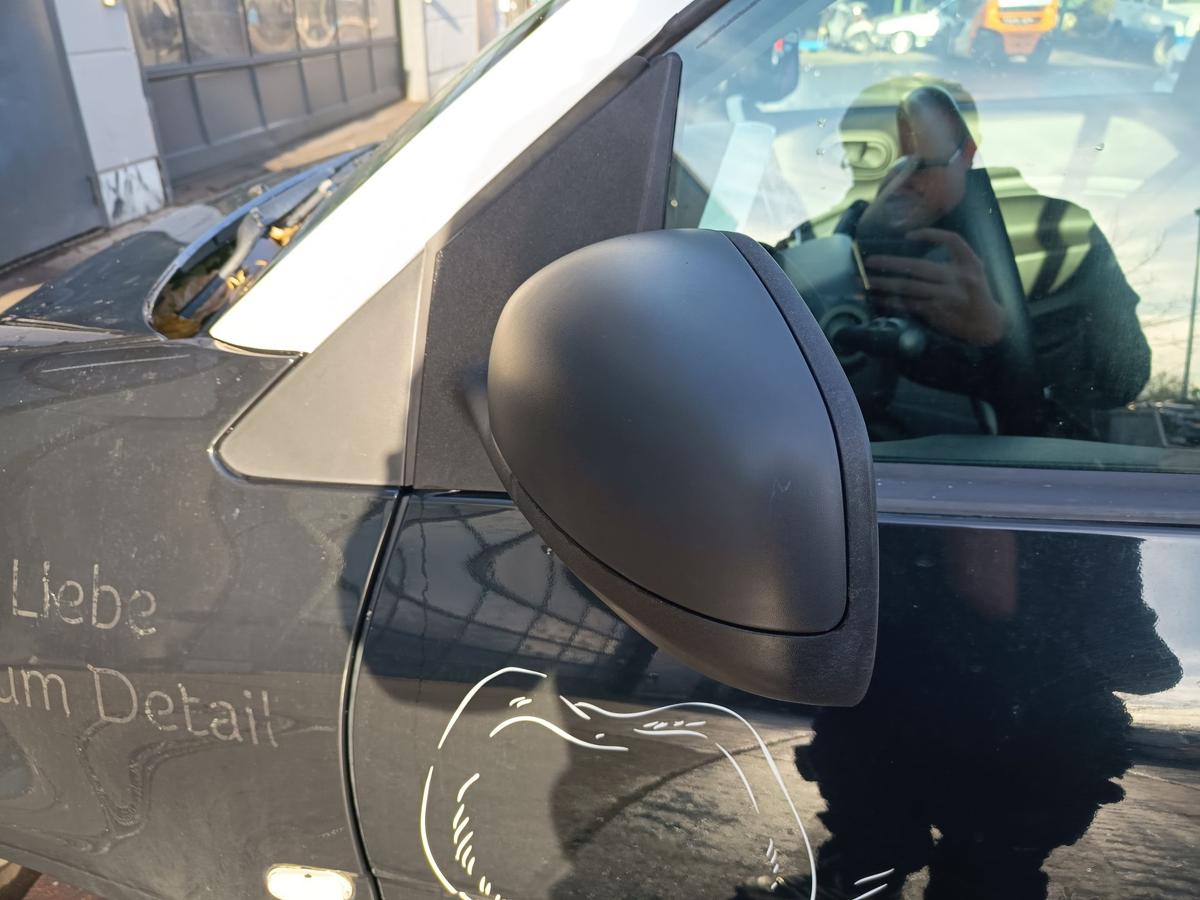 Smart Fortwo Coupe 453 original Au&szlig;enspiegel links mech ECA schwarz Bj 2016