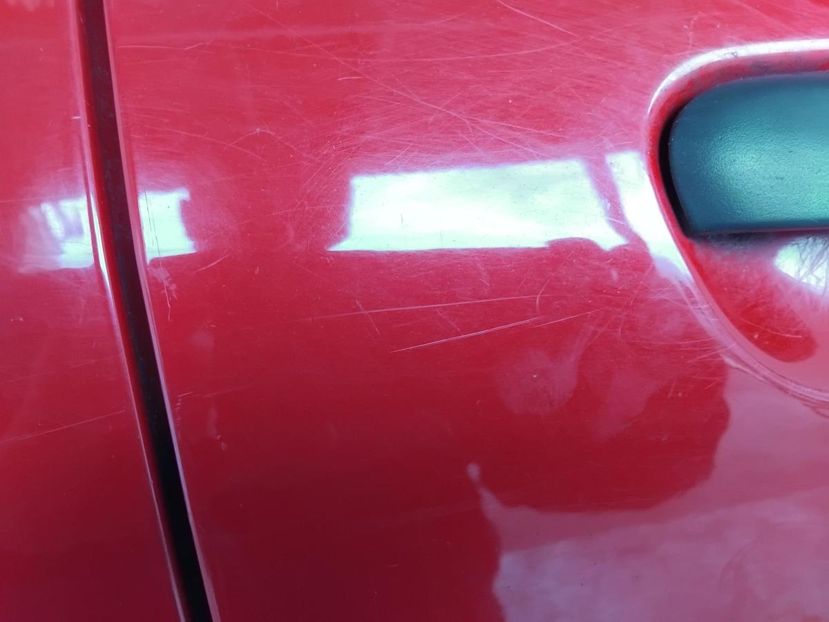 Mitsubishi Colt Z30 Facelift Tür vorn rechts Beifahrertür 3türig BJ2009 P04 Amazonrot