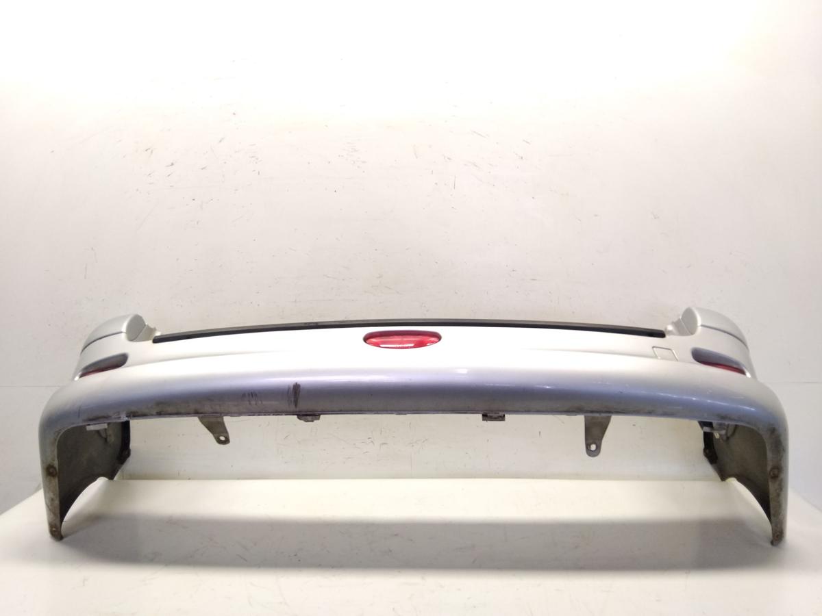 Peugeot 206 Kombi original Sto&szlig;f&auml;nger Sto&szlig;stange hinten silber EZR BJ2004