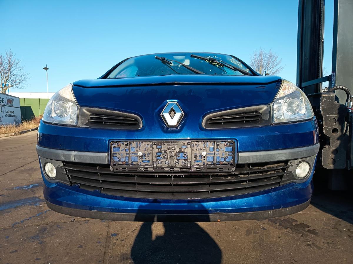 Renault Clio III orig Sto&szlig;stange vorn Sto&szlig;f&auml;nger NV432 Blau Bj 2006