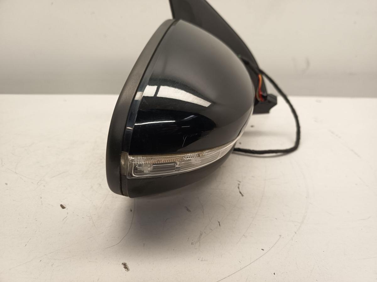 VW Golf VI 6 orig elektrisch verstellbar Spiegel rechts 3trg L041 Schwarz Bj2009