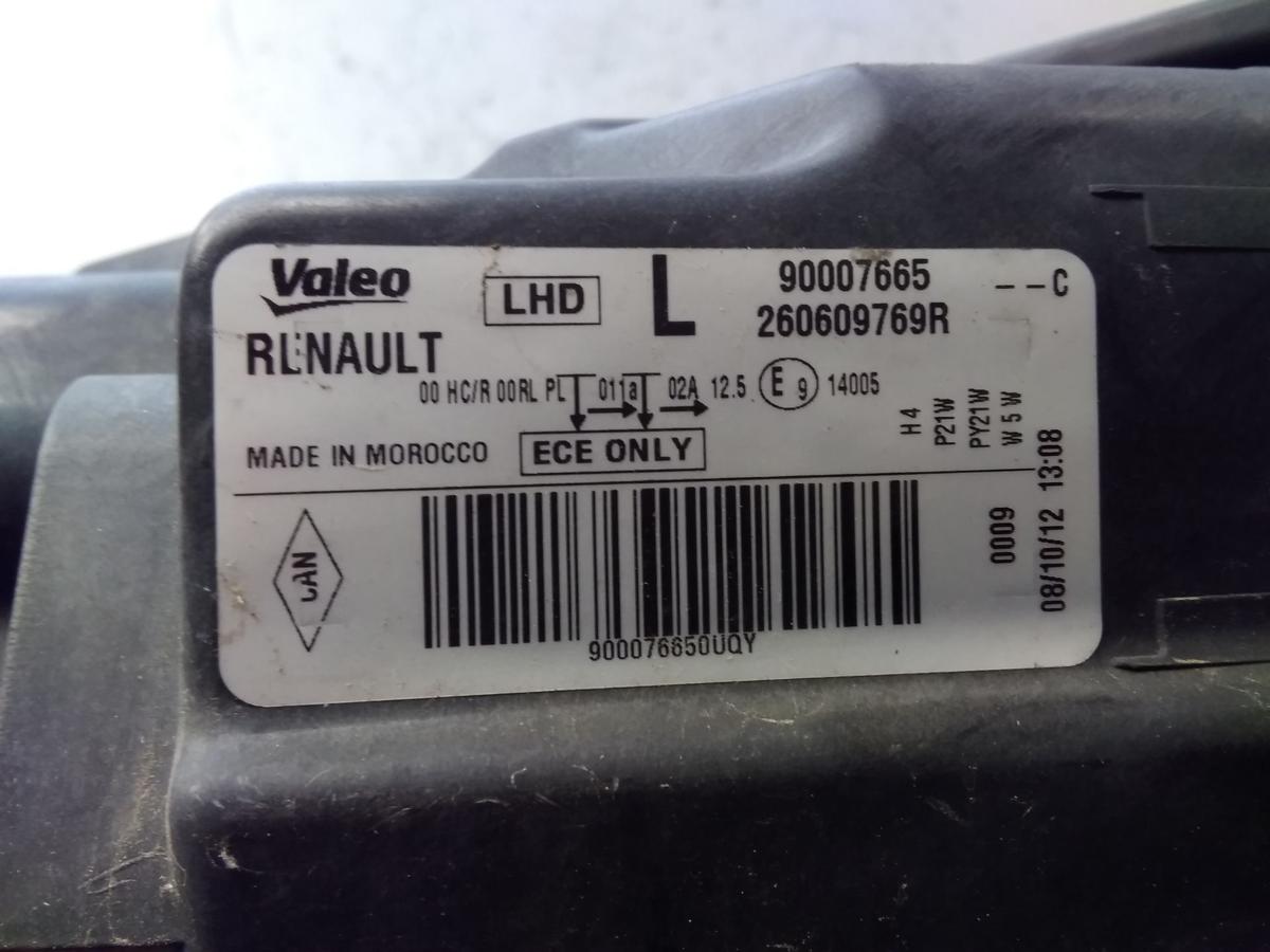 Dacia Lodgy original Scheinwerfer links Halogen mit LWR BJ2012