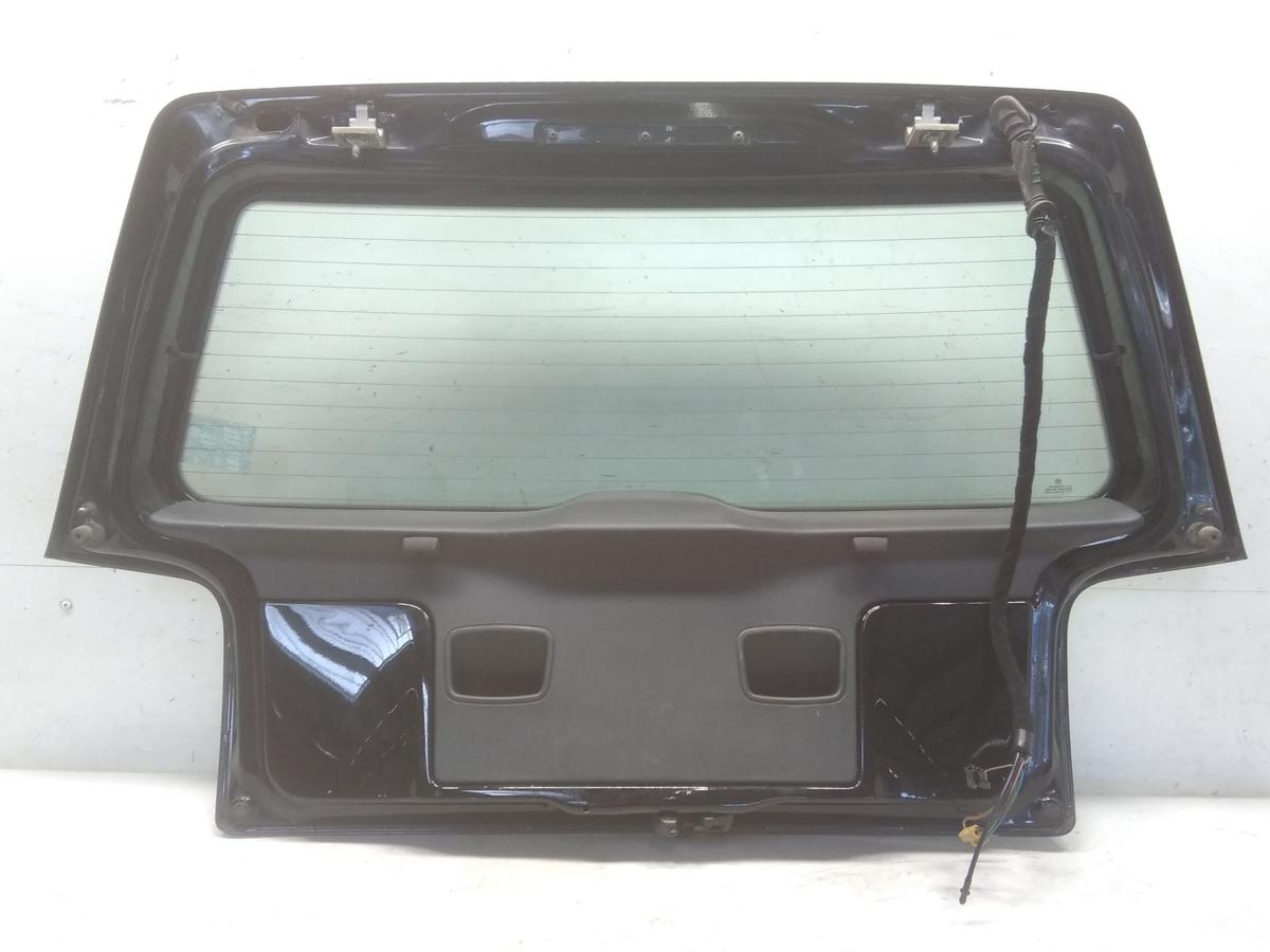 VW Lupo 6X Heckklappe L041 brillantschwarz mit Heckscheibe grüncolor BJ2005