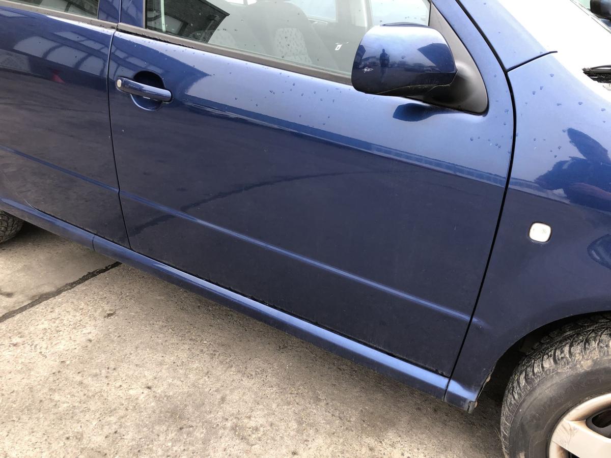 Skoda Fabia 6Y Combi T&uuml;r vorn rechts Beifahrert&uuml;r Rohbau LF5Q Storm Blau