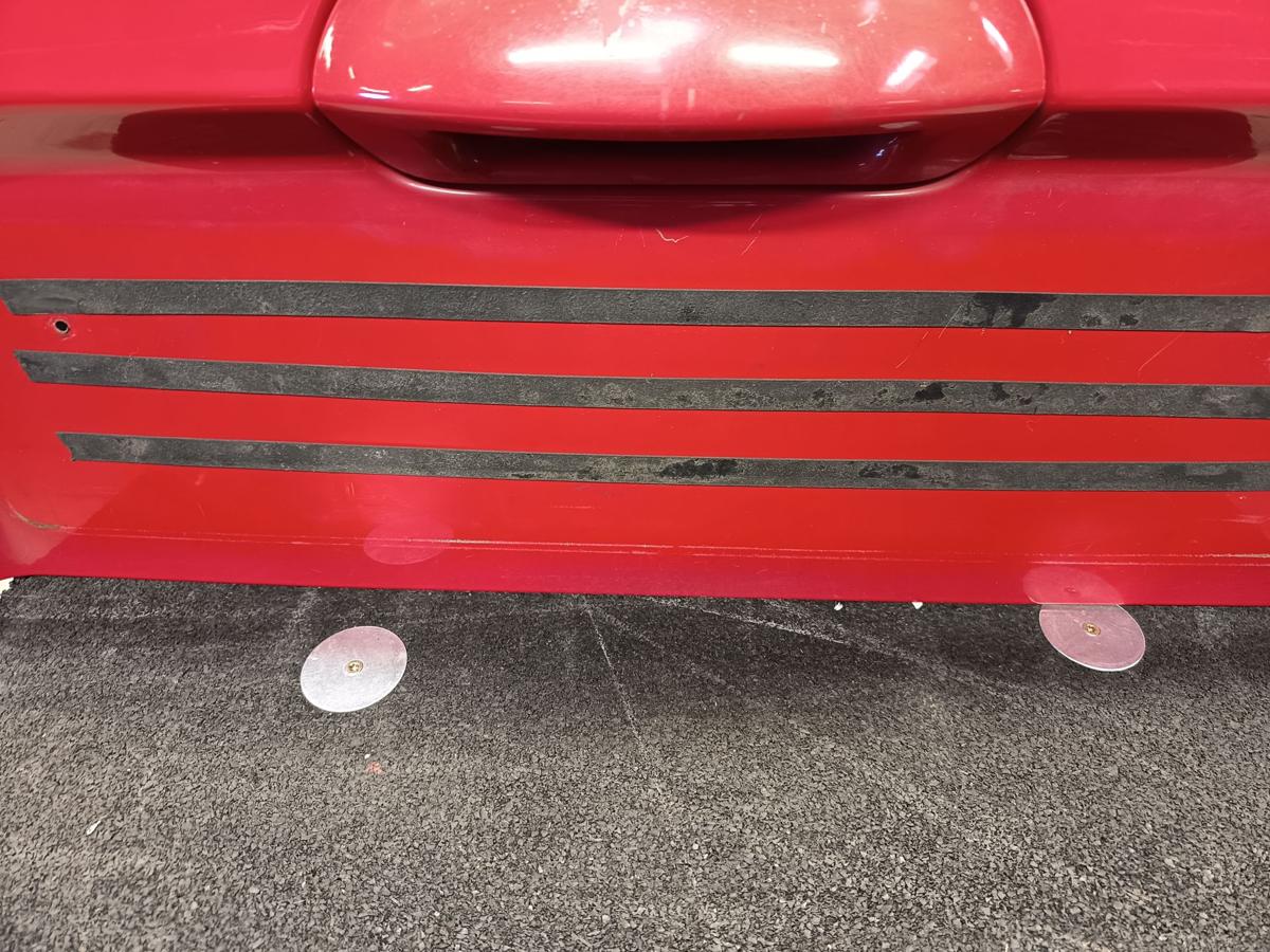 Nissan Micra K12 original Heckklappe mit Scheibe Z10G Solid Red Baujahr 2004