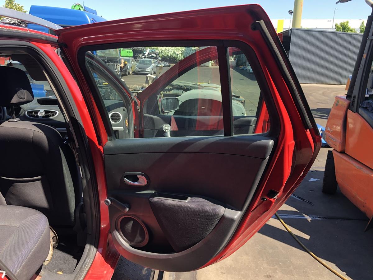 Renault Clio III Grandtour original Tür hinten rechts Fond 727 Spanischrot Bj 08