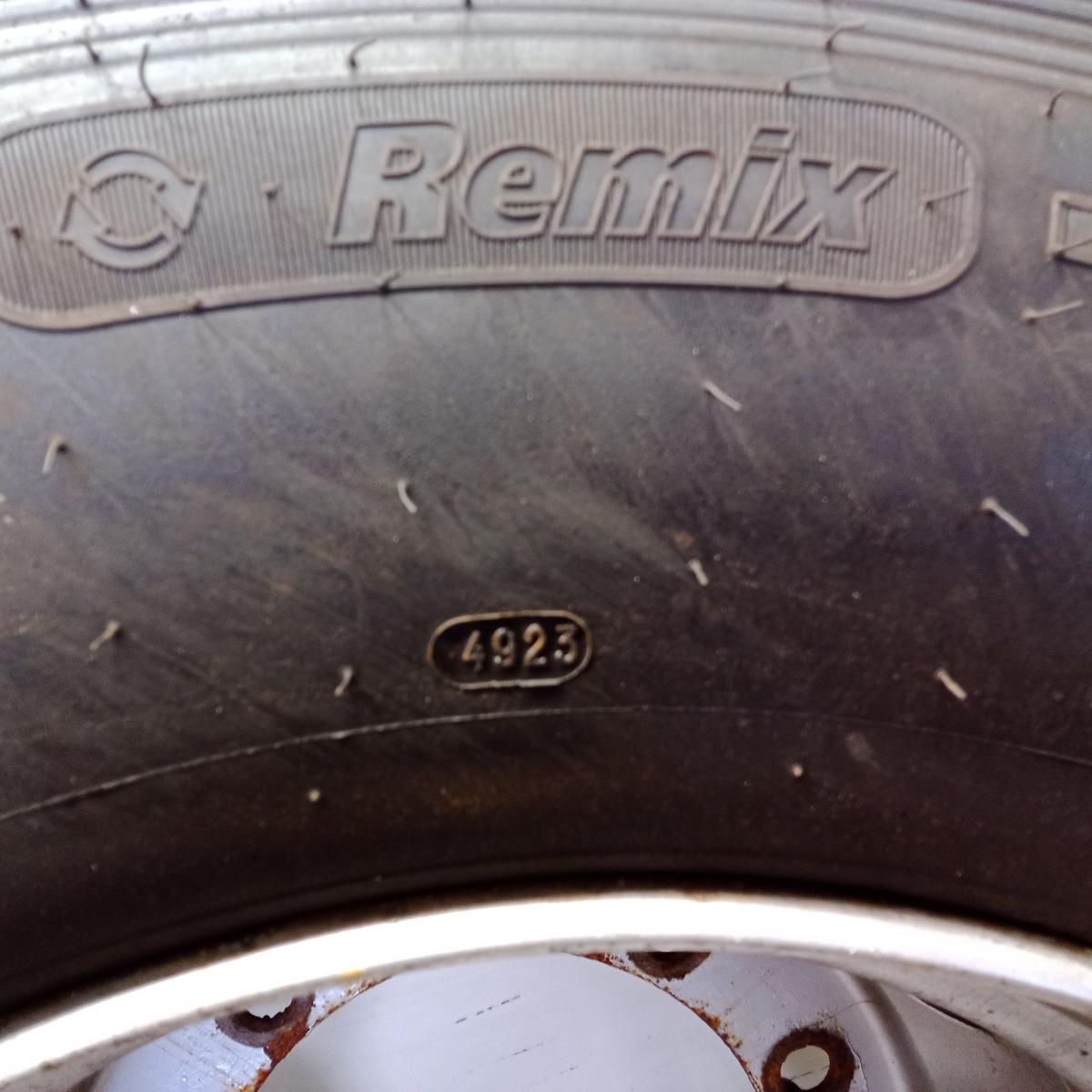 4 Komplettr&auml;der Reifen Antriebsachse 315/70R22.5 Michelin X Multi HD M&S aus 2023