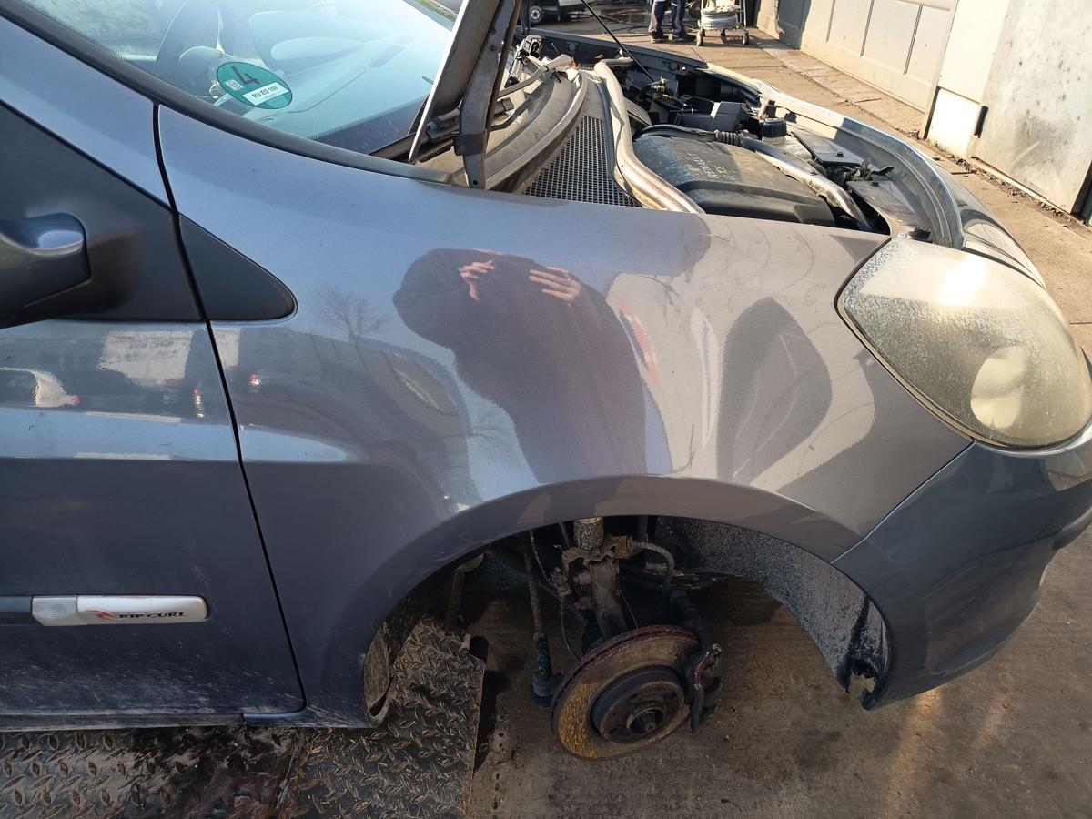 Renault Clio III Kombi original Kotfl&uuml;gel rechts TEJ47 Blue Gris Baujahr 2008