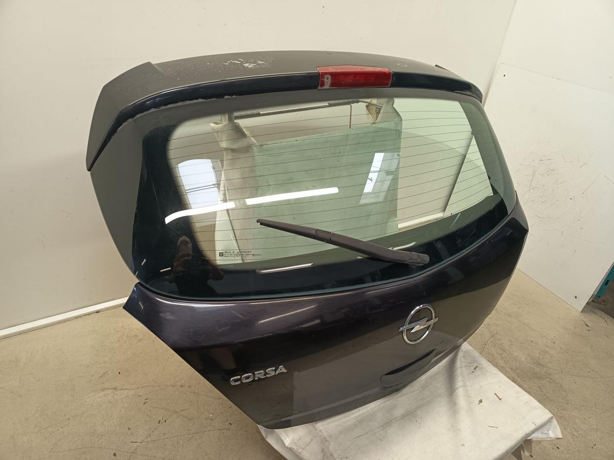 Opel Corsa D orig Heckklappe mit Scheibe Kofferraum 5trg Z20R Schwarz Bj 2009