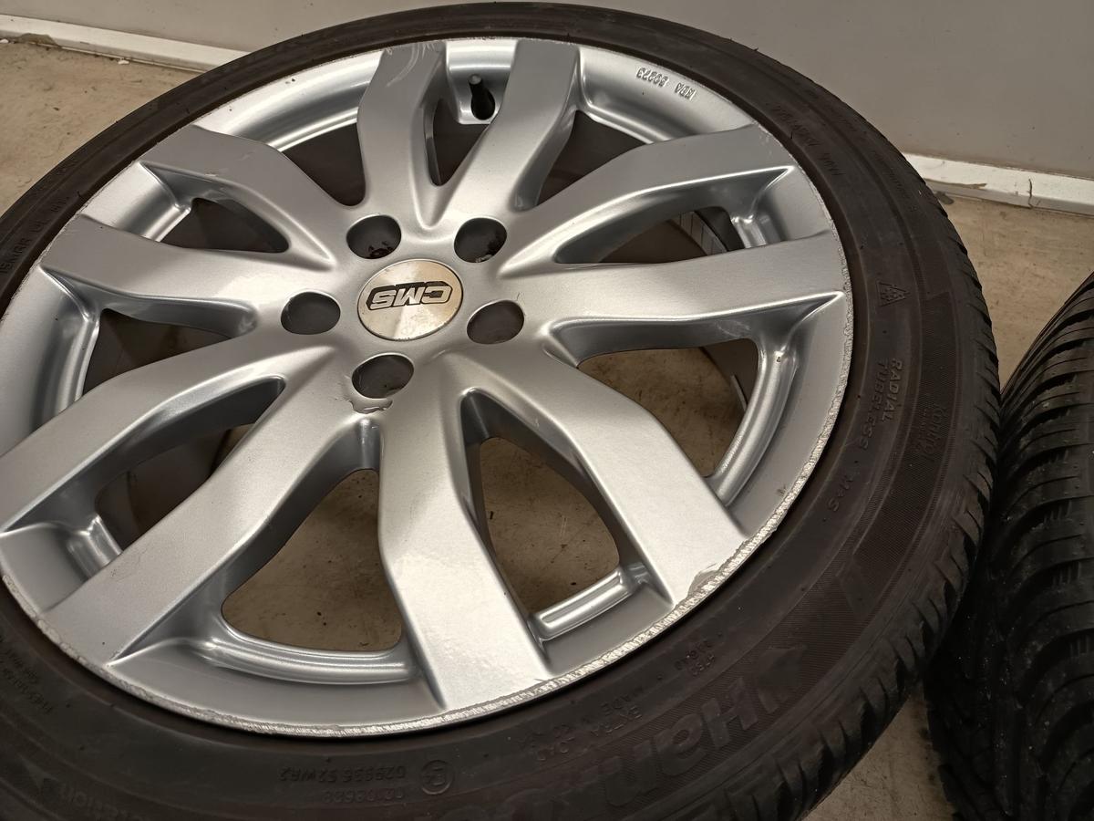 VW Golf VI Alufelgensatz CMS 7,5x17 ET47 mit Allwetterreifen DOT 2624