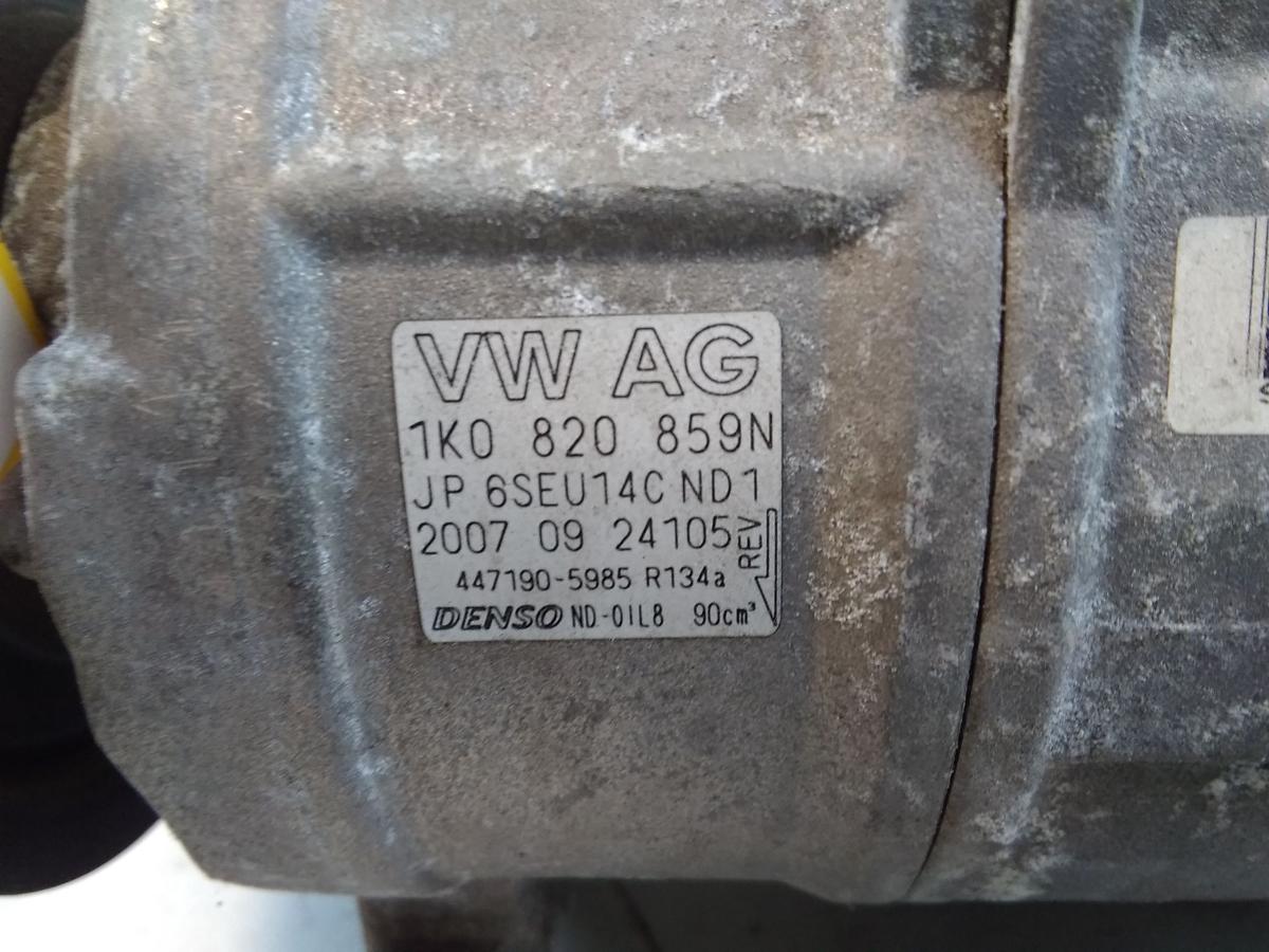 VW Golf 5 1K original Klimakompressor 1.6 75kw BSE Denso 1K0820859N BJ2007