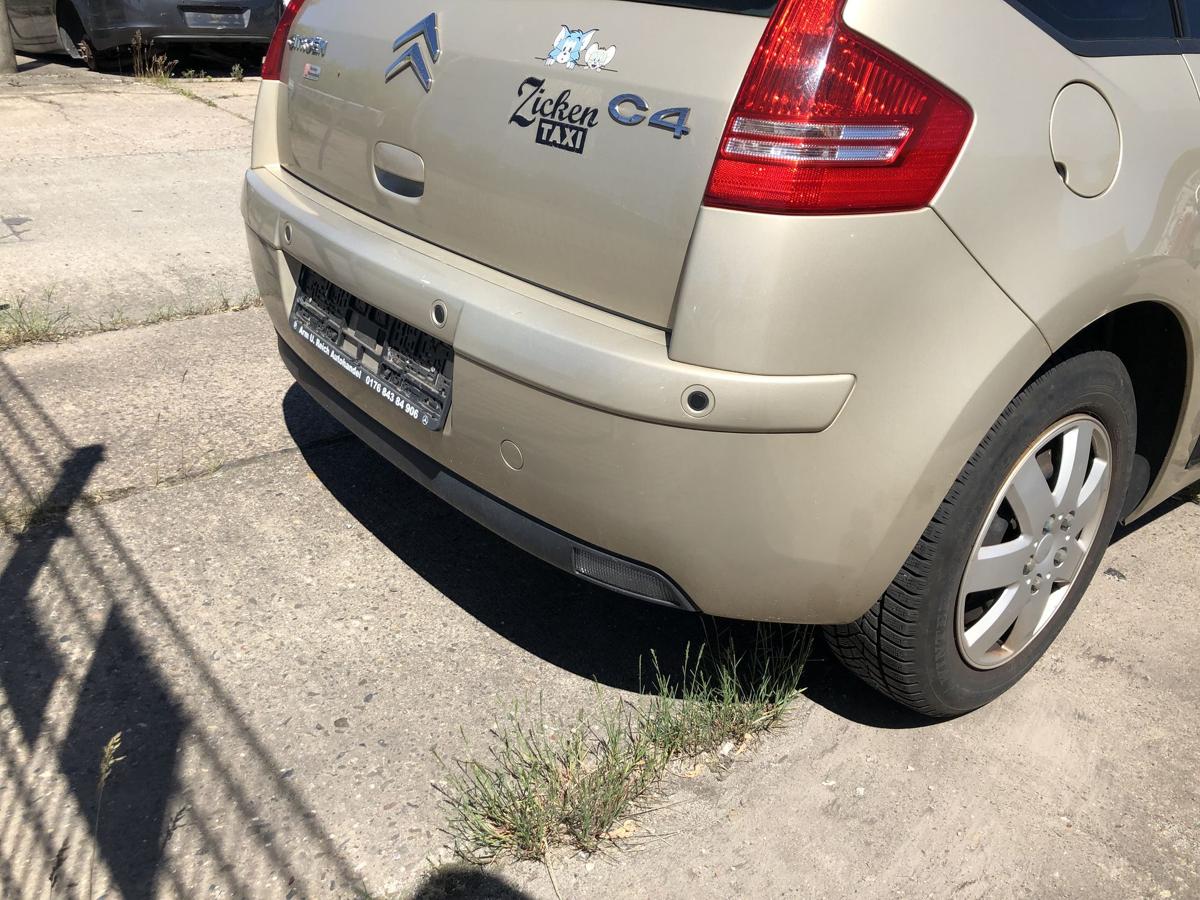 Citroen C4 Typ L Sto&szlig;f&auml;nger hinten Hecksch&uuml;rze 5trg PDC KCW Sable de Langrune