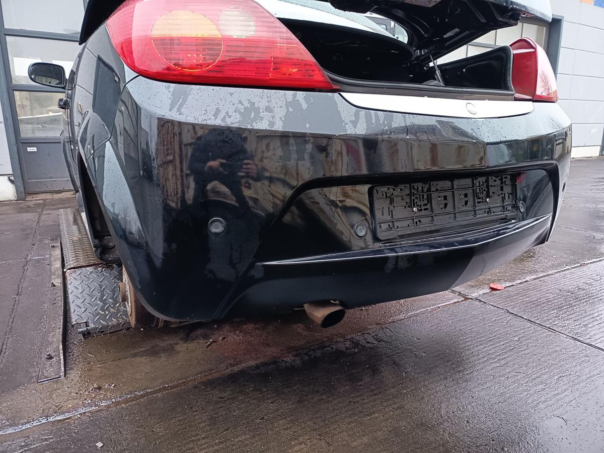 Opel Tigra TwinTop orig Sto&szlig;stange hinten Sto&szlig;f&auml;nger Cabrio 20R Schwarz Bj2007