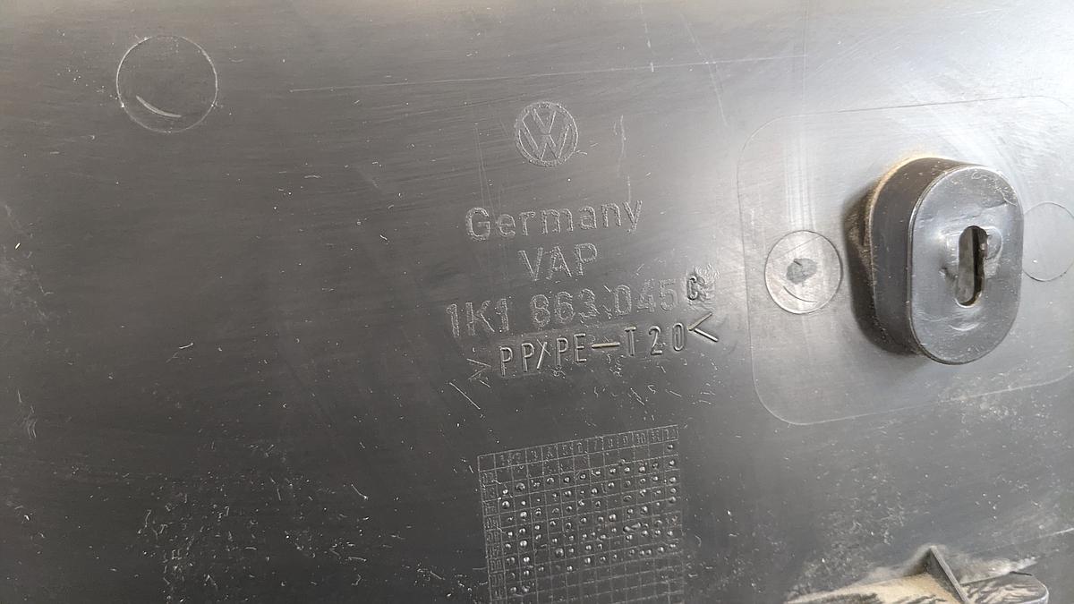 VW Golf 6 VI Verkleidung Mitteltunnel links 1K1863045C und rechts 1K1863046C