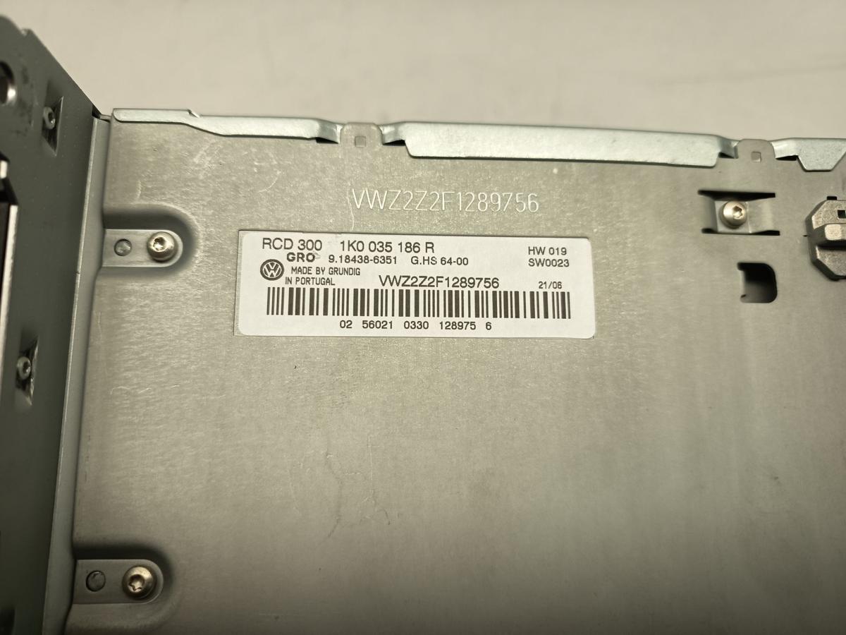 VW Passat 3C original Radio RCD 300 Baujahr 2006