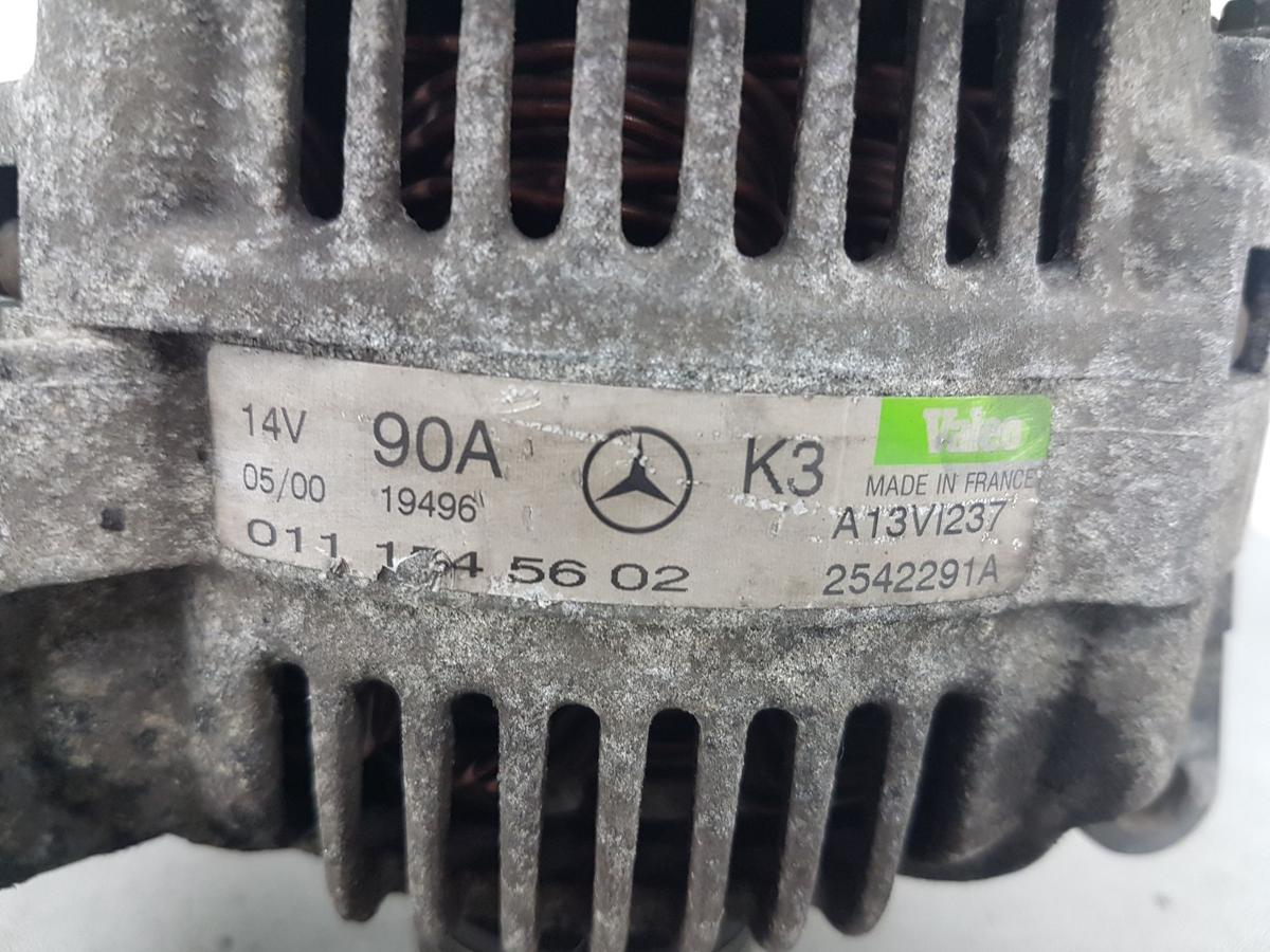 Mercedes A Klasse W168 Lichtmaschine Generator 90A 0111545602 A13VI237 1,4 60kw