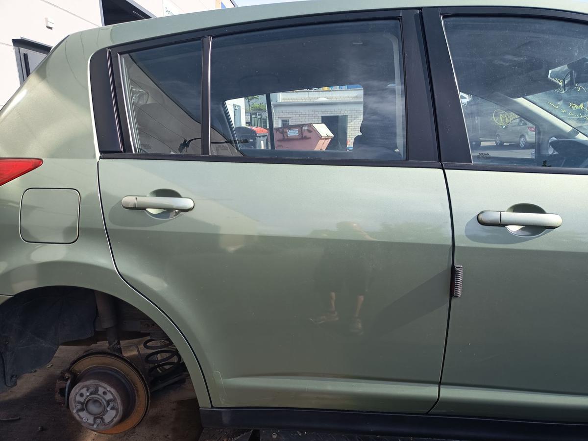 Nissan Tiida C11 orig Tür hinten rechts J40 Green Bj 2008