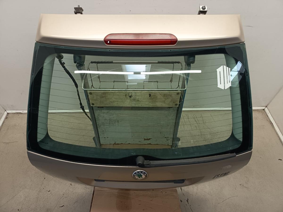 Skoda Fabia 6Y Kombi original Heckklappe mit Scheibe LF8F Sahara Beige Bj 2004