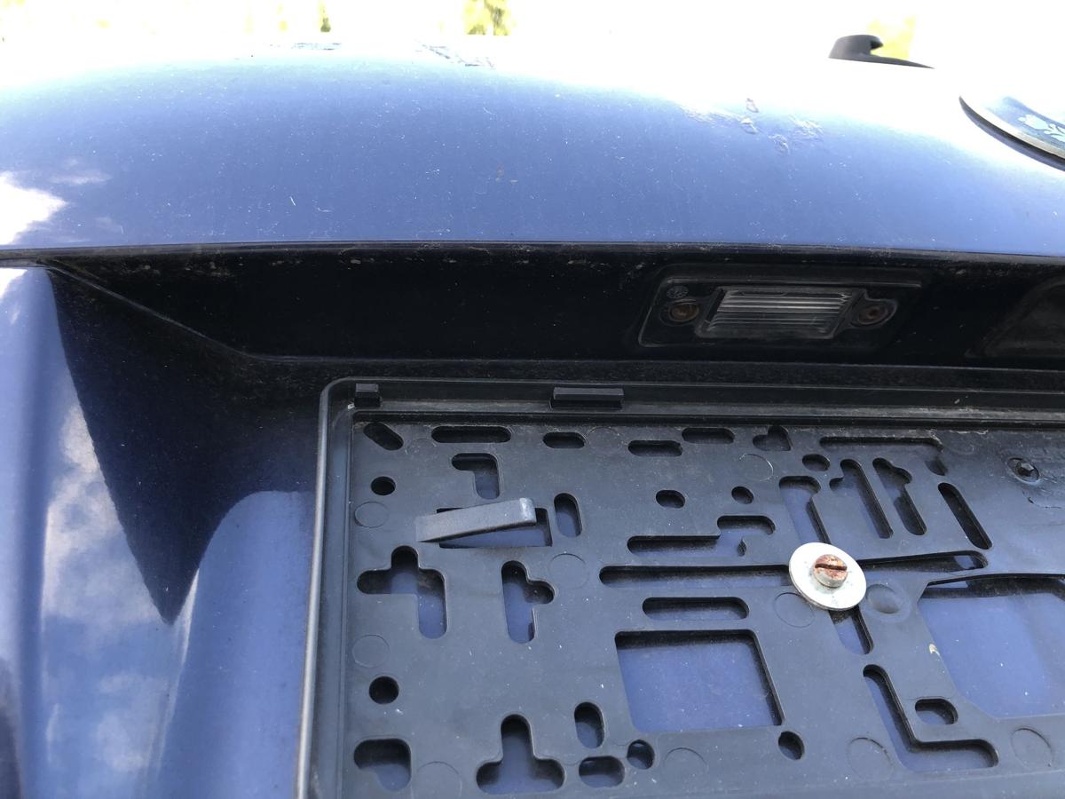 Skoda Fabia 6Y Heckklappe mit Scheibe vom 5 t&uuml;rer LF5U Tiefseeblau Metallic