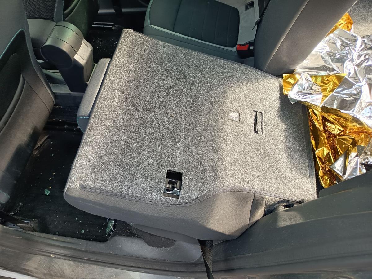 Skoda Fabia III NJ original R&uuml;cksitzbank Fond geteilt Stoff/Alcantara Bj 2015
