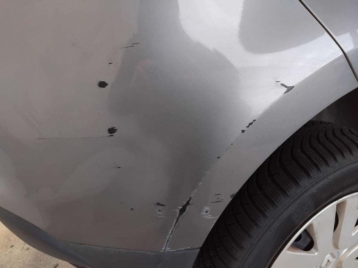 Renault Megane 3 original Sto&szlig;stange Stossf&auml;nger hinten 5-t&uuml;rig Flie&szlig;heck BJ2011 TEKNG Gris Cassiop&eacute;e