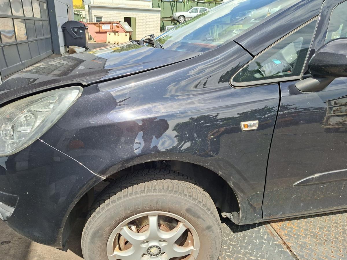 Opel Corsa D orig Kotflügel links Fahrerseite 2HU Saphirschwarz Metallic Bj 2007