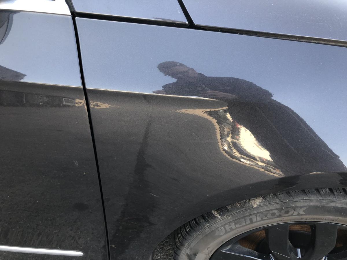 VW Passat 3C B6 Kotfl&uuml;gel vorn rechts Beifahrer Originalteil LC8Z Moccabrown