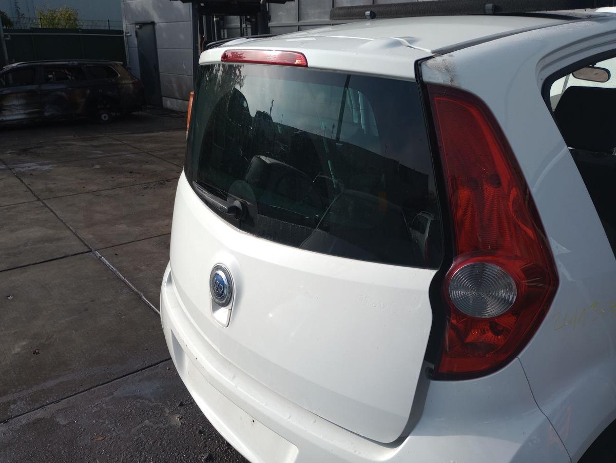 Opel Agila B orig Heckklappe mit Scheibe Deckel hinten 26U Galaxyweiss Bj 2011