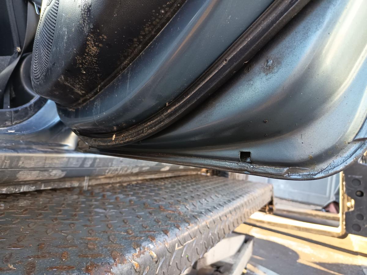 Nissan Micra K13 orig T&uuml;r hinten rechts 5trg Beifahrerseite FAA Green bis Bj2013