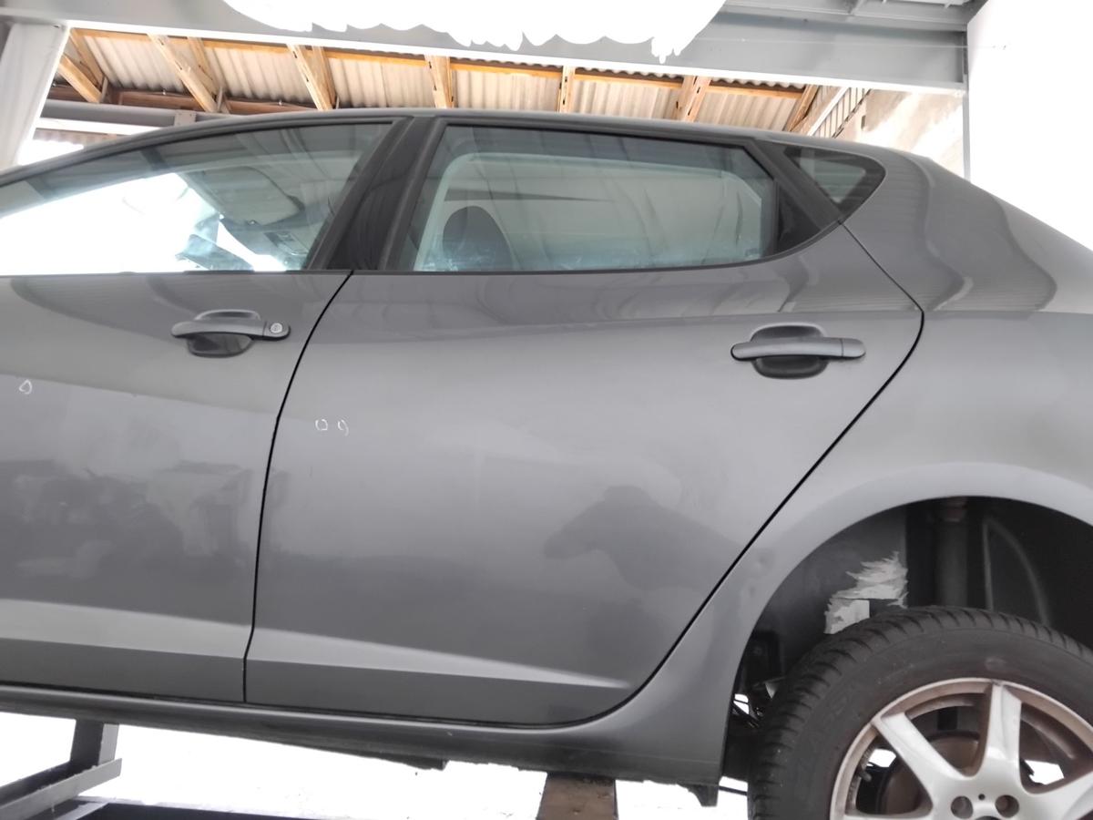 Seat Ibiza IV 6J Tür hinten links LX7R lavagraumetallic 5-türig Fließheck BJ2012