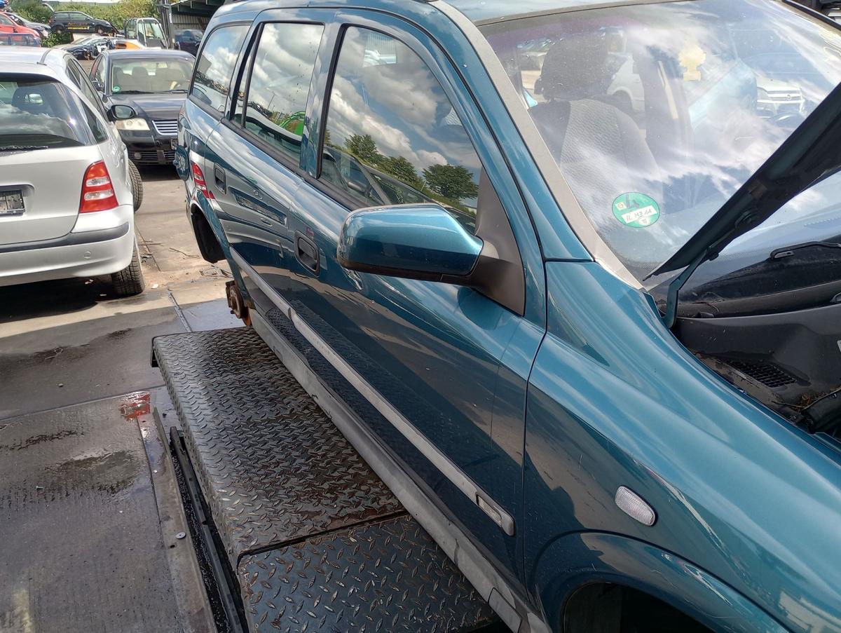 Opel Astra G Caravan original Tür vorn rechts Beifahrer Z20M Petrolblau Bj 2001